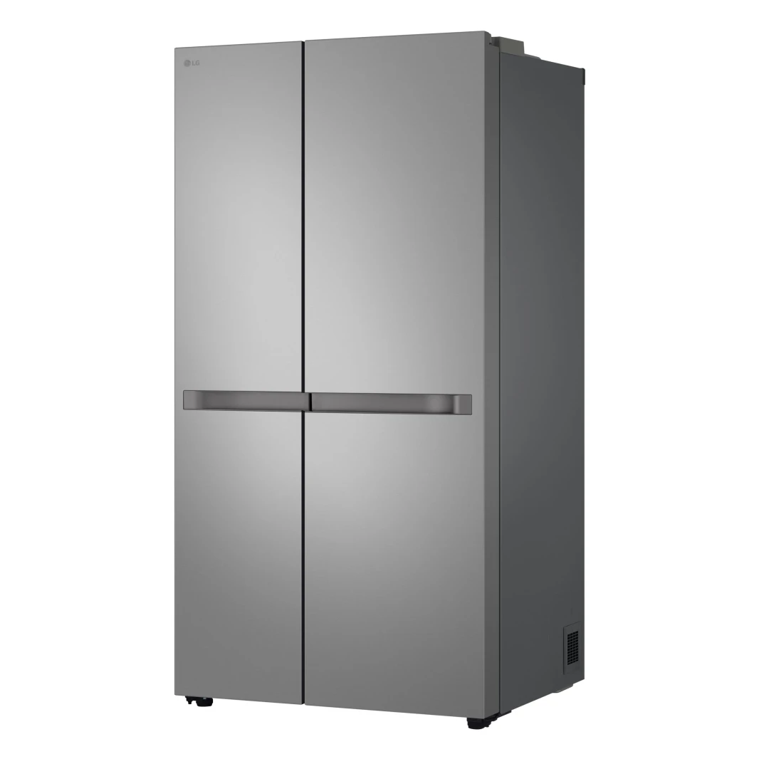 ثلاجة LG Side By Side بسعة إجمالية 703 لتر، ضاغط عاكس، تدفق هواء متعدد، تبريد سريع، تشخيص ذكي™