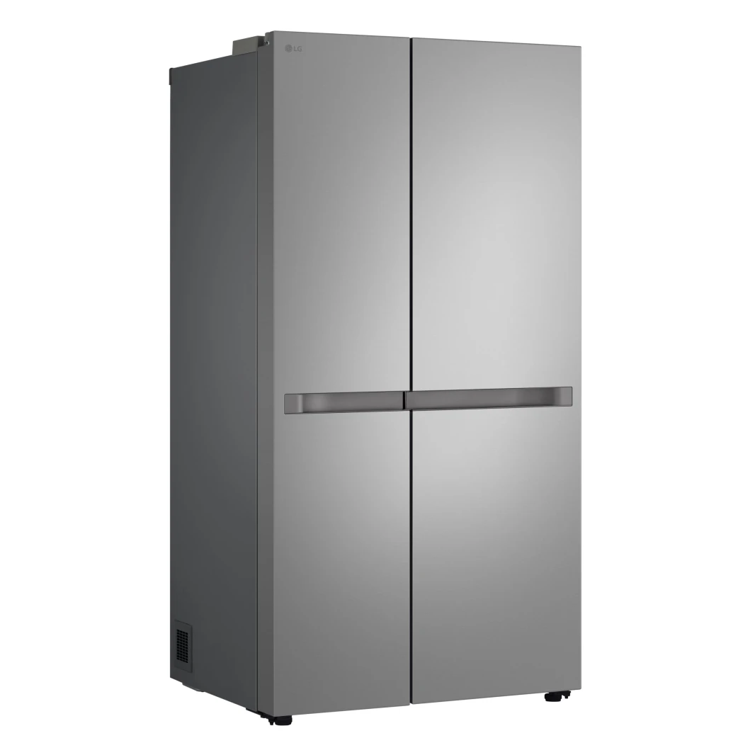 ثلاجة LG Side By Side بسعة إجمالية 703 لتر، ضاغط عاكس، تدفق هواء متعدد، تبريد سريع، تشخيص ذكي™