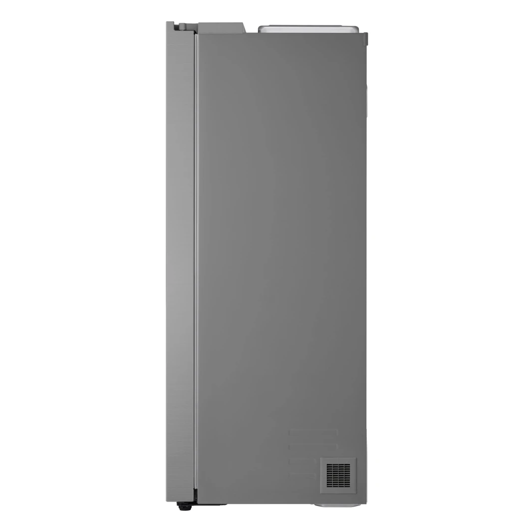 ثلاجة LG Side By Side بسعة إجمالية 703 لتر، ضاغط عاكس، تدفق هواء متعدد، تبريد سريع، تشخيص ذكي™