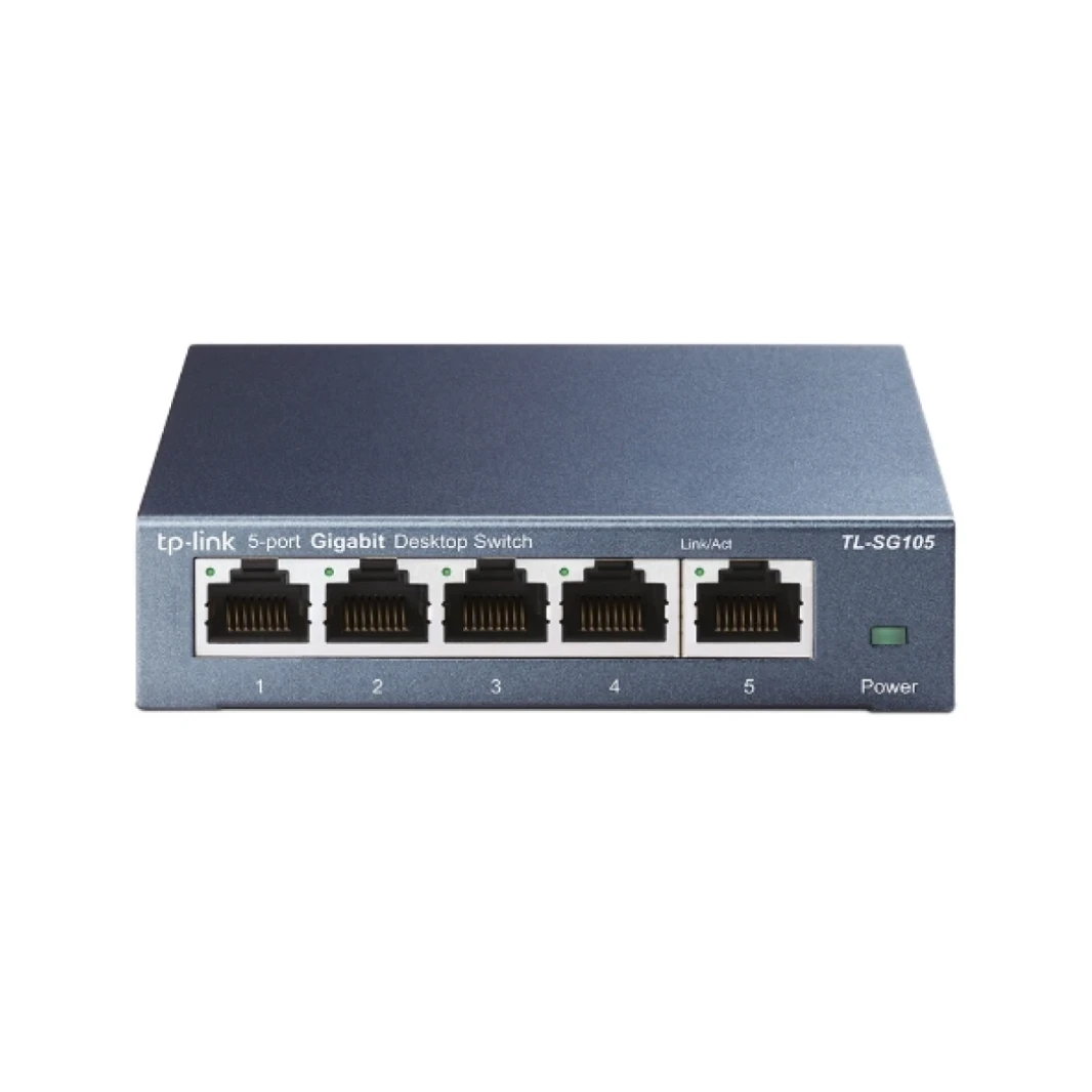 محول سطح المكتب TP-Link 5 منافذ 10/100/1000 ميجابت في الثانية