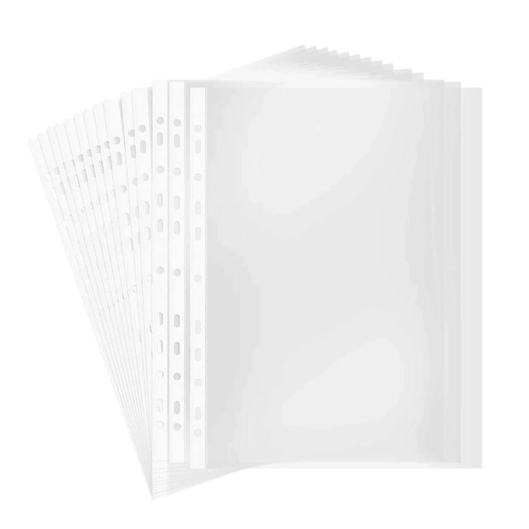 EAAST CHI SHEET PROTECTORS 100 PAGES SEE THROUGH A4 80 MICRONS 235X305MM