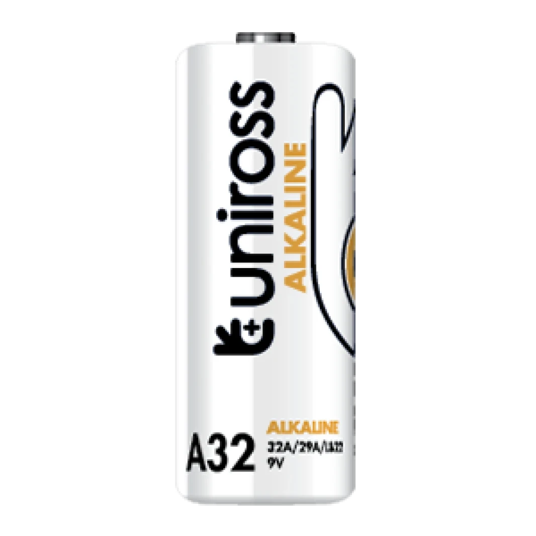 Battery UNIROSS ALKALINE 32A - 9V