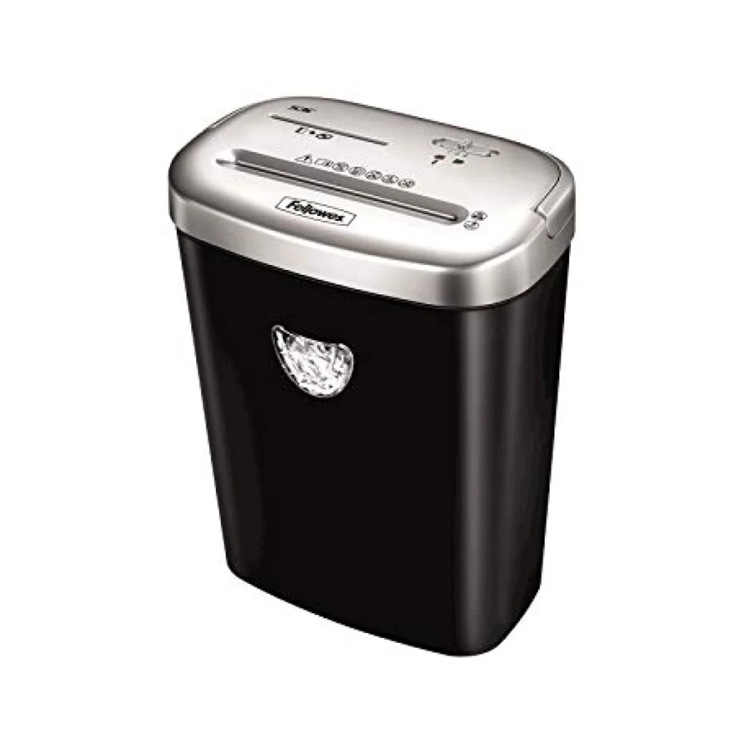 آلة تقطيع الورق Fellowes Powershred 53c / سعة 10 ورقات / تقطيع متقاطع / 23 لترًا / ضمان لمدة عام (Shrederd/53c)