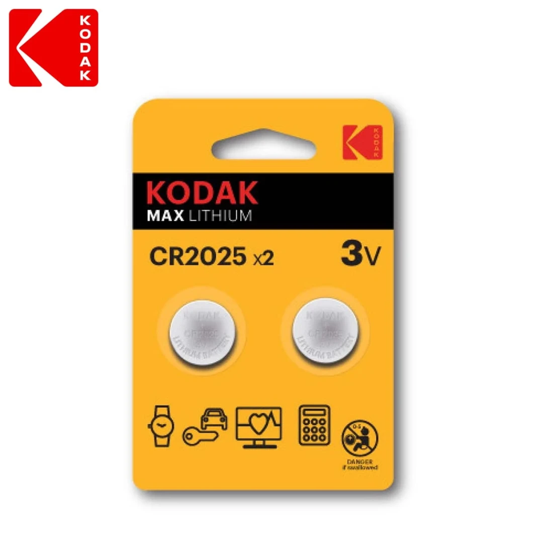 كوداك ماكس ليثيوم CR2025X2 3V