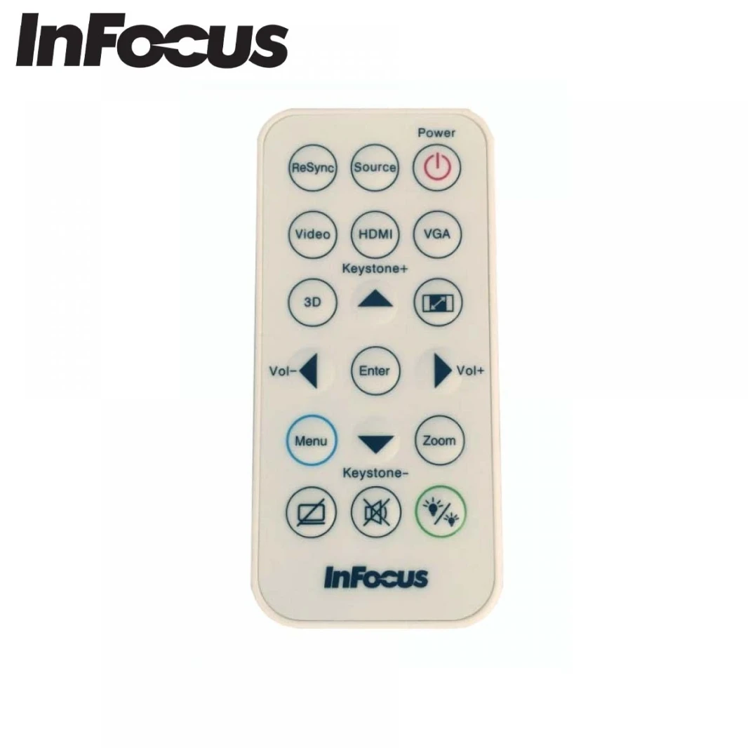 جهاز التحكم عن بعد لجهاز العرض INTECHING IR29033 لسلسلة InFocus INA-REMPJ001 وIN110v وIN110xa وIN110xv وIN112v وIN114v وIN116v وIN112xa وIN114xa وIN116xa وIN112xv وIN114xv وIN116xv وIN119HDxa