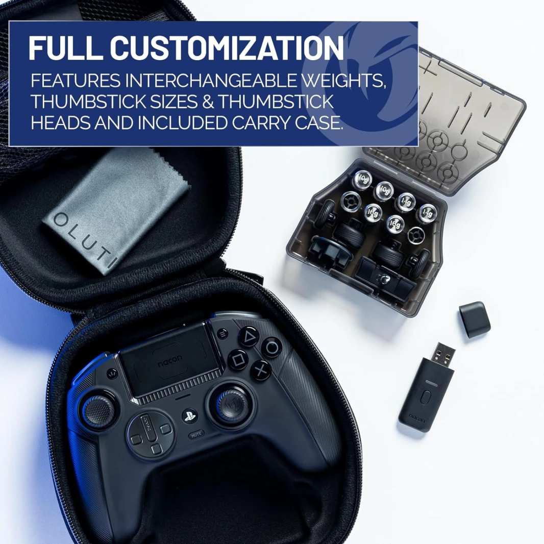 NACON Revolution 5 Pro Officially Licensed PlayStation Wireless Gaming Controller for PS5 / PS4 / PC