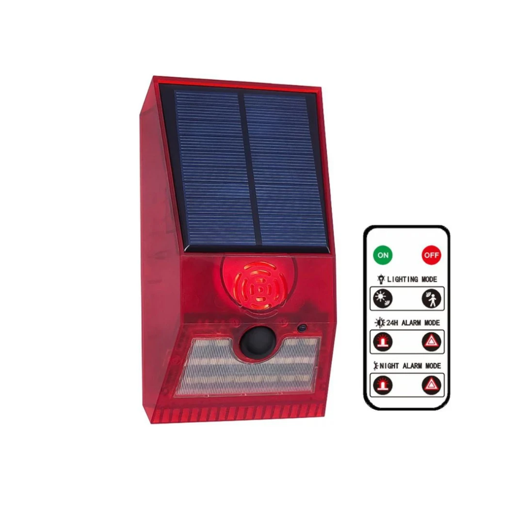 ضوء إنذار LED يعمل بالطاقة الشمسية