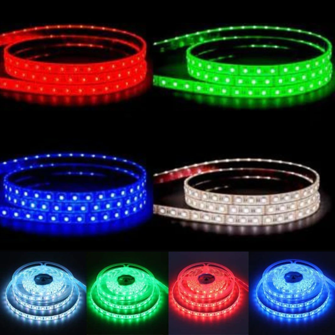 شريط إضاءة LED RGB بطول 12 مم - 1 متر
