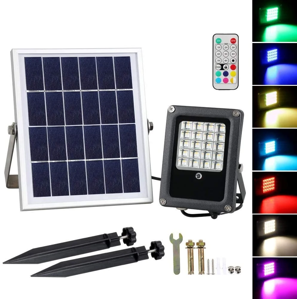كشاف LED يعمل بالطاقة الشمسية بقوة 10 وات