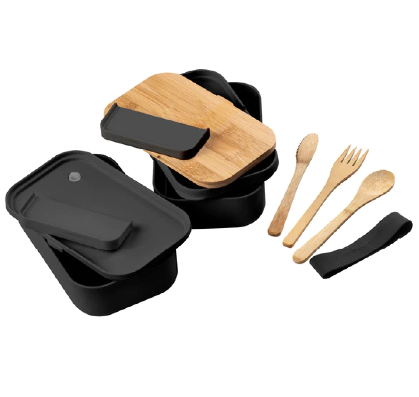 TEMPA BENTO BLACK LUNCH BOX