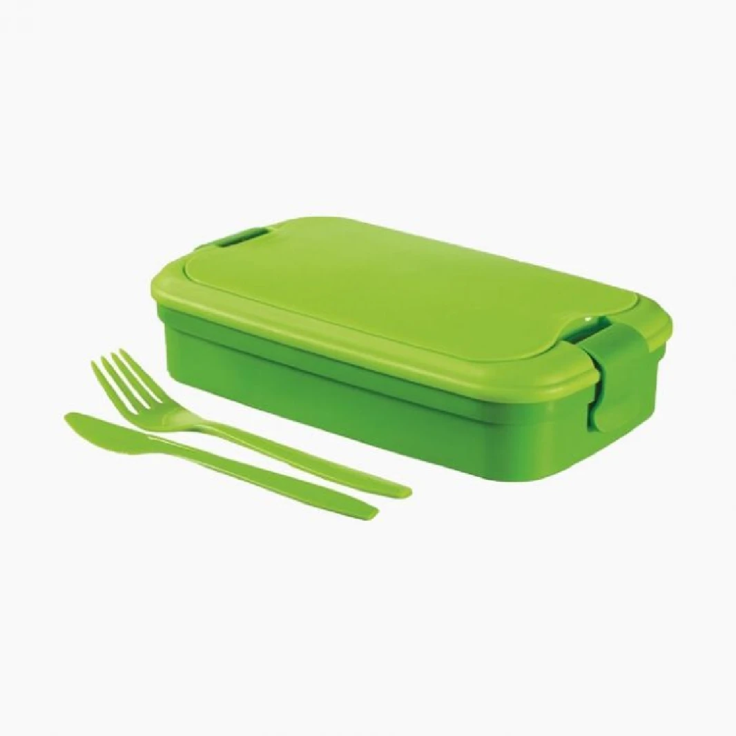 CURVER LUNCH & GO BENTO BOX WITH KNIFE AND FORK