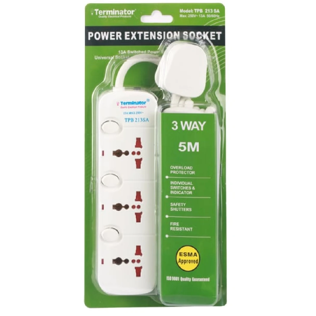 TERMINATOR 3 WAY UNIVERSAL POWER EXTENSION