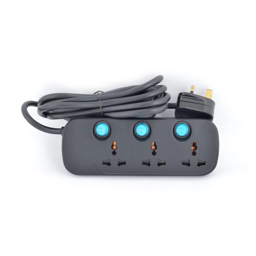 TERMINATOR 3 WAY UNIVERSAL POWER EXTENSION SOCKET