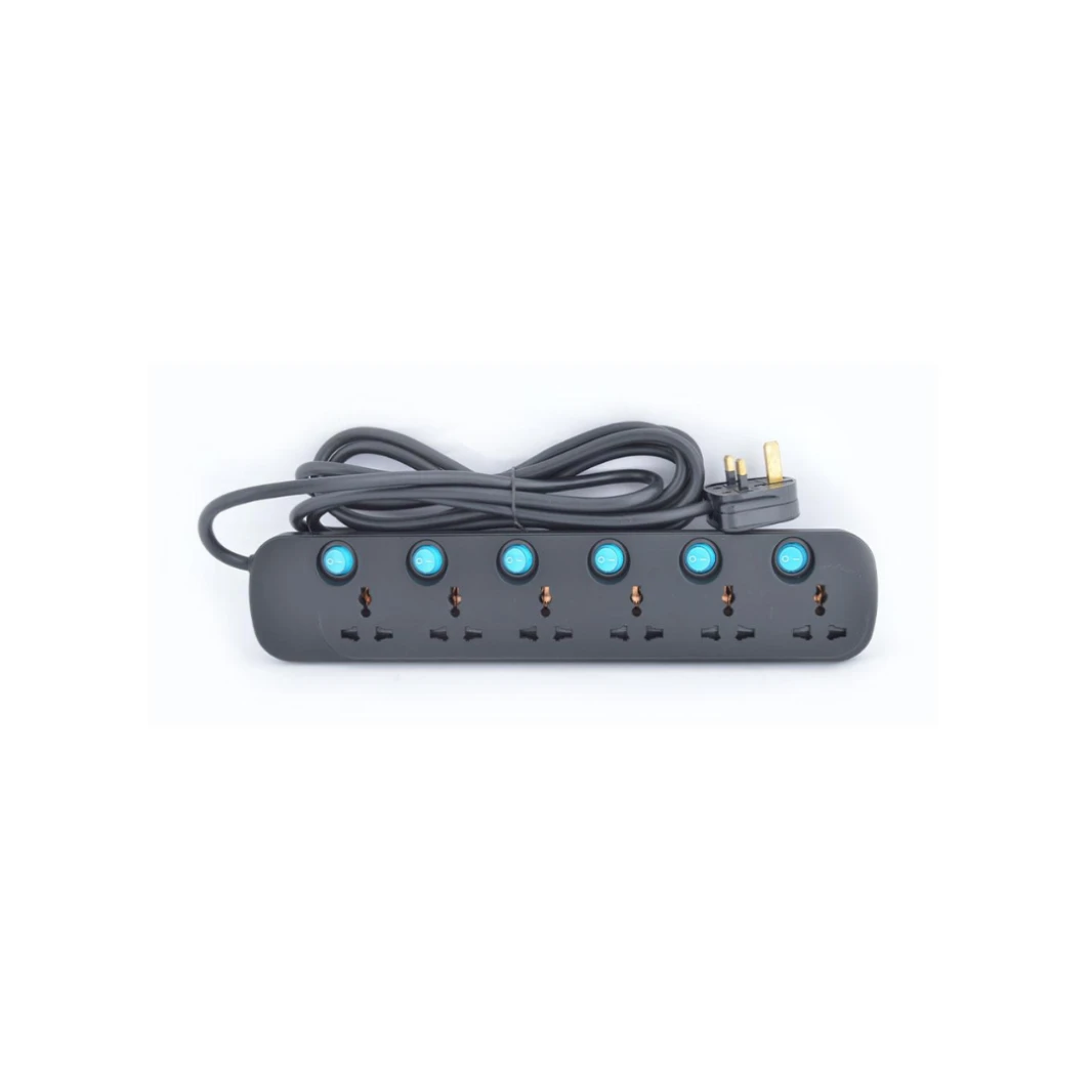 مقبس تمديد الطاقة العالمي TERMINATOR 6 WAY - 3M