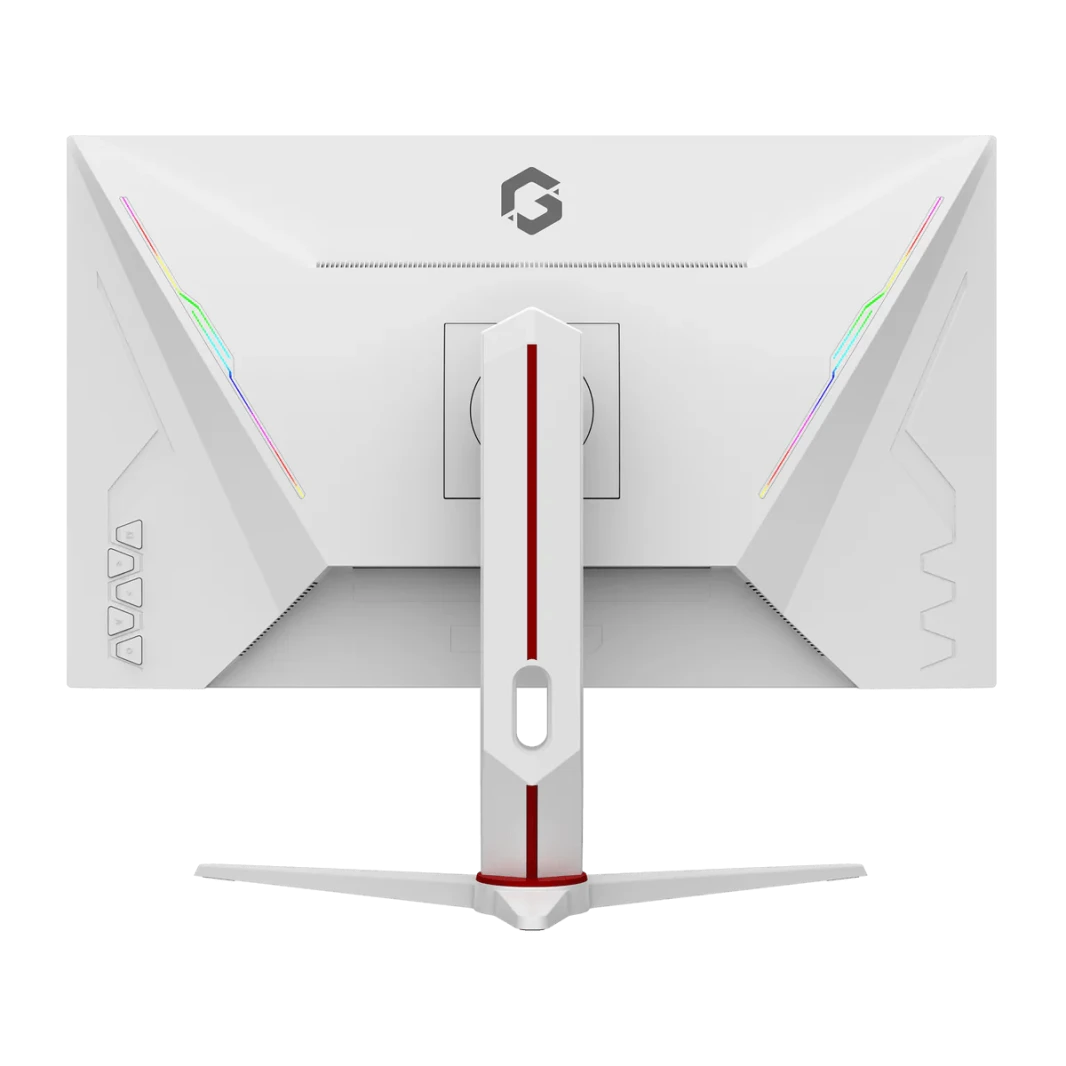 شاشة ألعاب GAMEON GOA24FHD360IPS Artic Pro Series مقاس 24 بوصة بدقة FHD ومعدل تحديث 360 هرتز ووقت استجابة 0.5 مللي ثانية ومنفذ HDMI 2.1 ولوحة IPS سريعة (متوافقة مع PS5) - أبيض