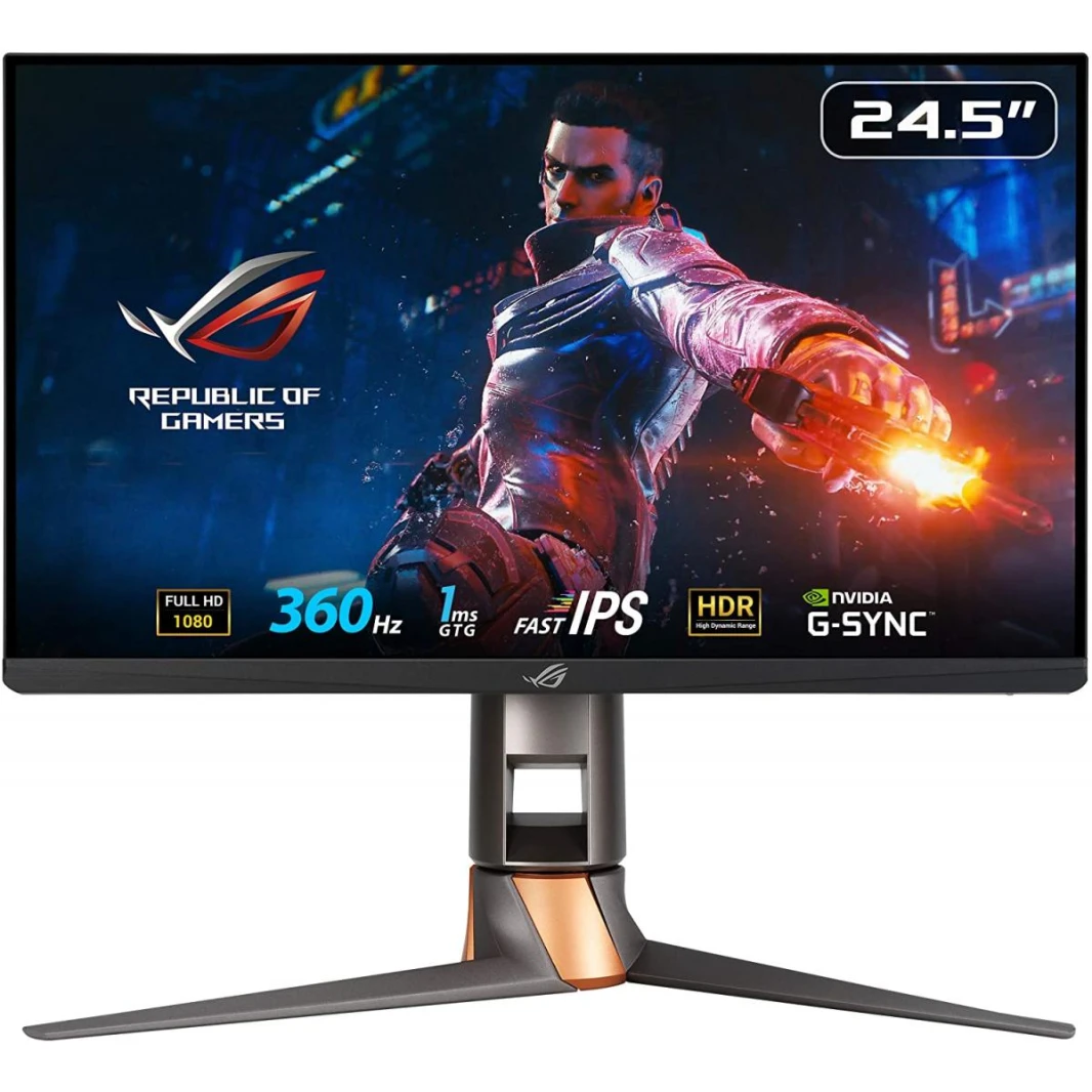شاشة ASUS ROG Swift 360Hz PG259QN مقاس 24.5 بوصة IPS سريعة 1 مللي ثانية