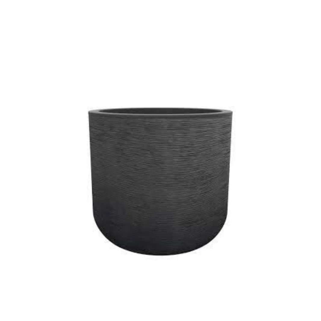 EDA  ROUND PLANTER-ANTHRACITE GREY  32.5L 40*38.5*36.8CM