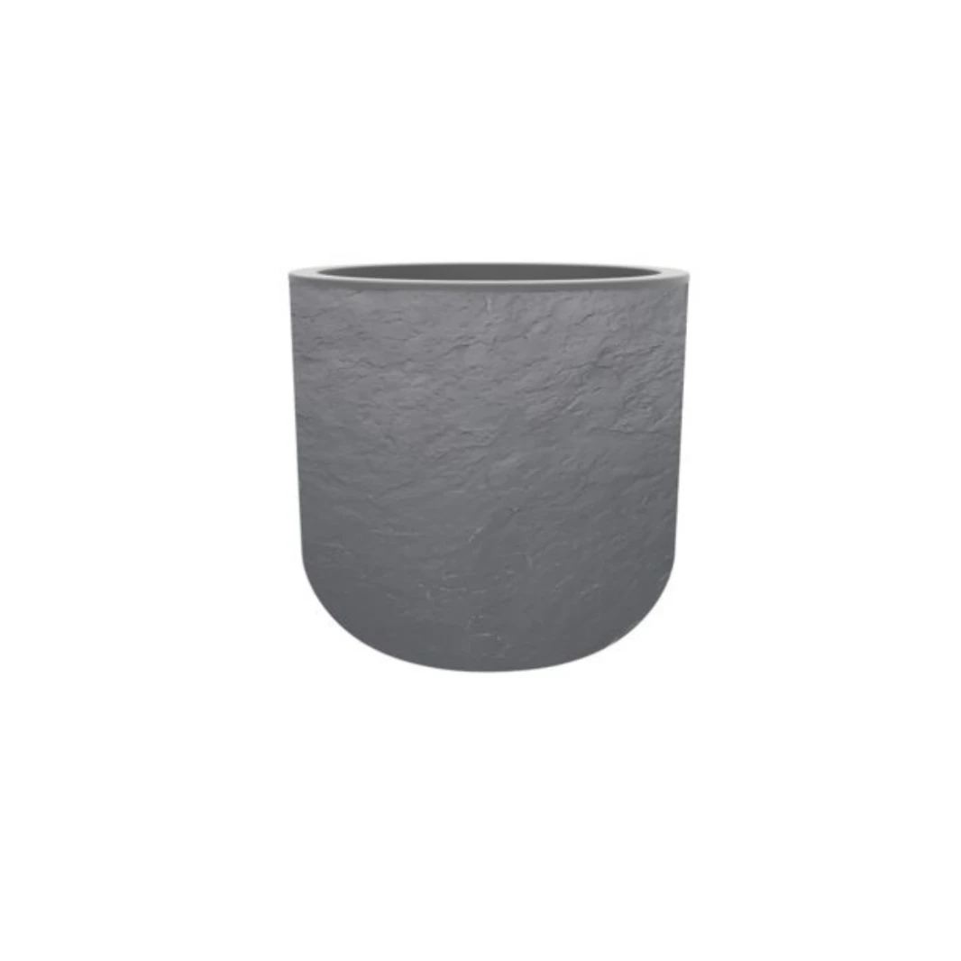 EDA  ROUND PLANTER-LIGHT GREY 32.5L 40*38.5*36.8CM