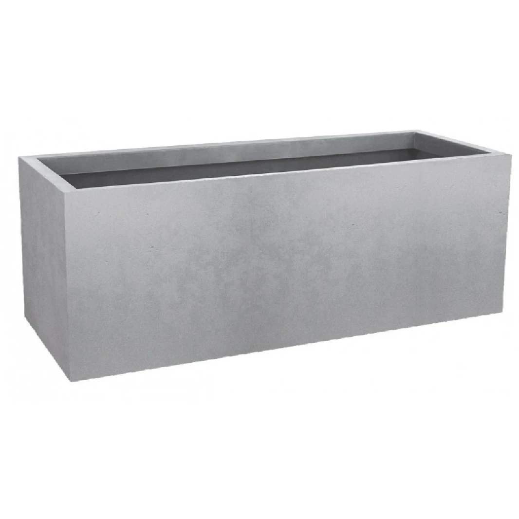 EDA 79.5 X 29.5 X 29.5CM 57L PLANTER-CEMENT GREY