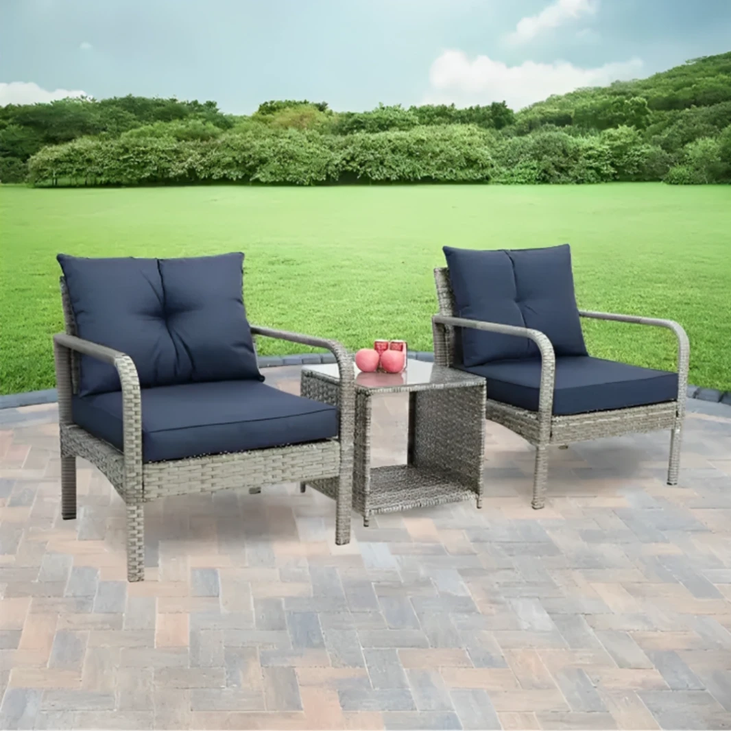 LUXURY GARDEN SEATING SET - 3 PIECES