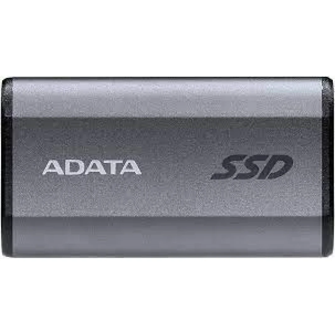 ADATA SE880 4TB - حتى 2000 ميجابايت/ثانية - محرك أقراص SSD خارجي محمول فائق السرعة USB 3.2 Gen 2x2 USB-C من التيتانيوم (AELI-SE880-4TCGY)