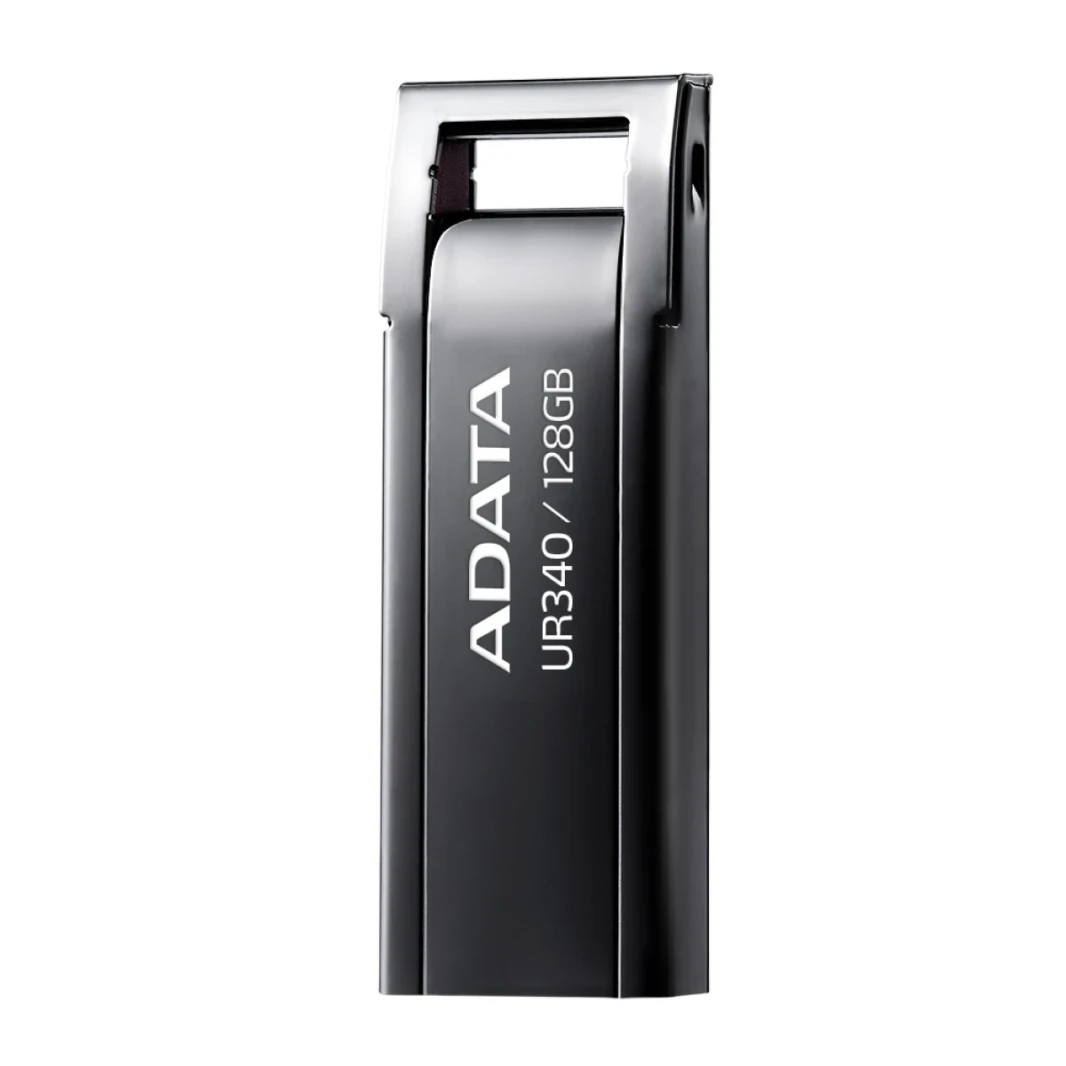 ADATA USB 128GB UR340 bk 3.0 Interface 3.2 Gen 1 (Metal (mirror plane)) AROY-UR340-128GBK