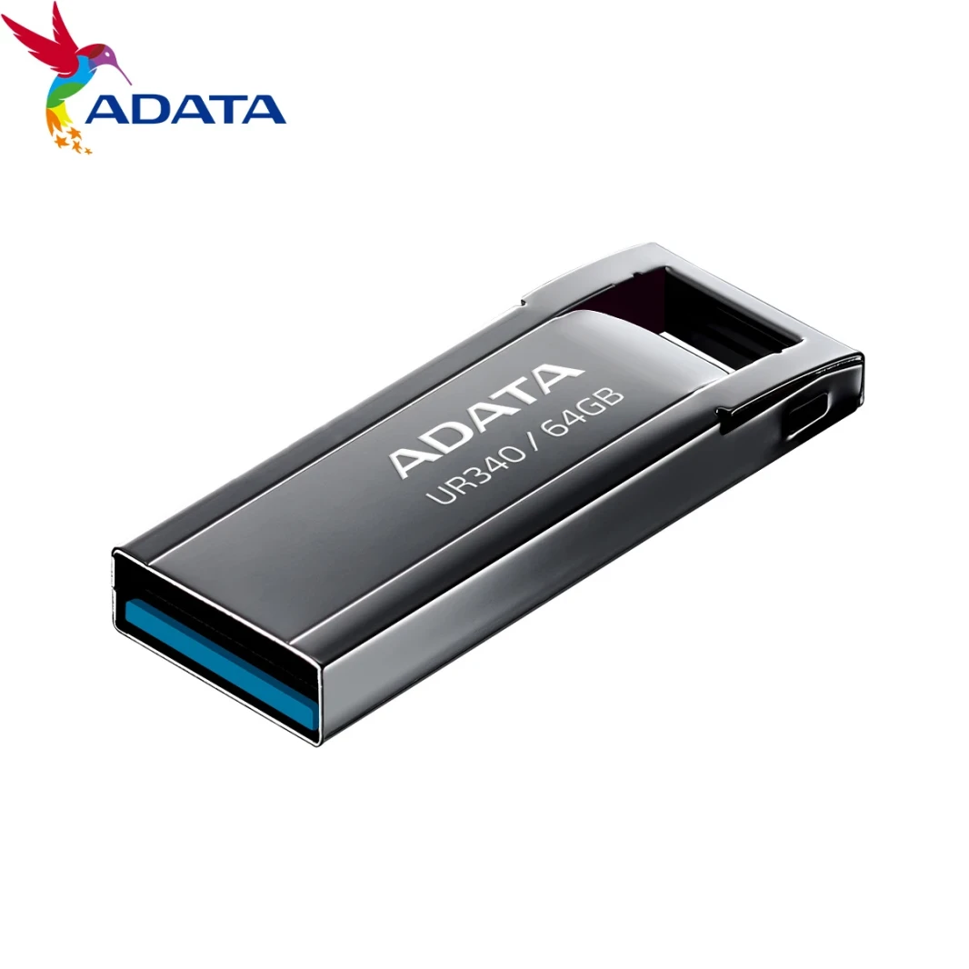 ADATA USB 64GB UR340 bk 3.0 Interface 3.2 Gen 1 (Metal (mirror plane)) AROY-UR340-64GBK