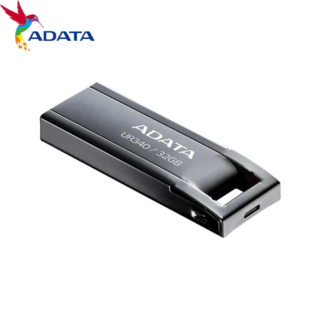 ADATA USB 32GB UR340 bk 3.0 Interface 3.2 Gen 1 (Metal (mirror plane))AROY-UR340-32GBK