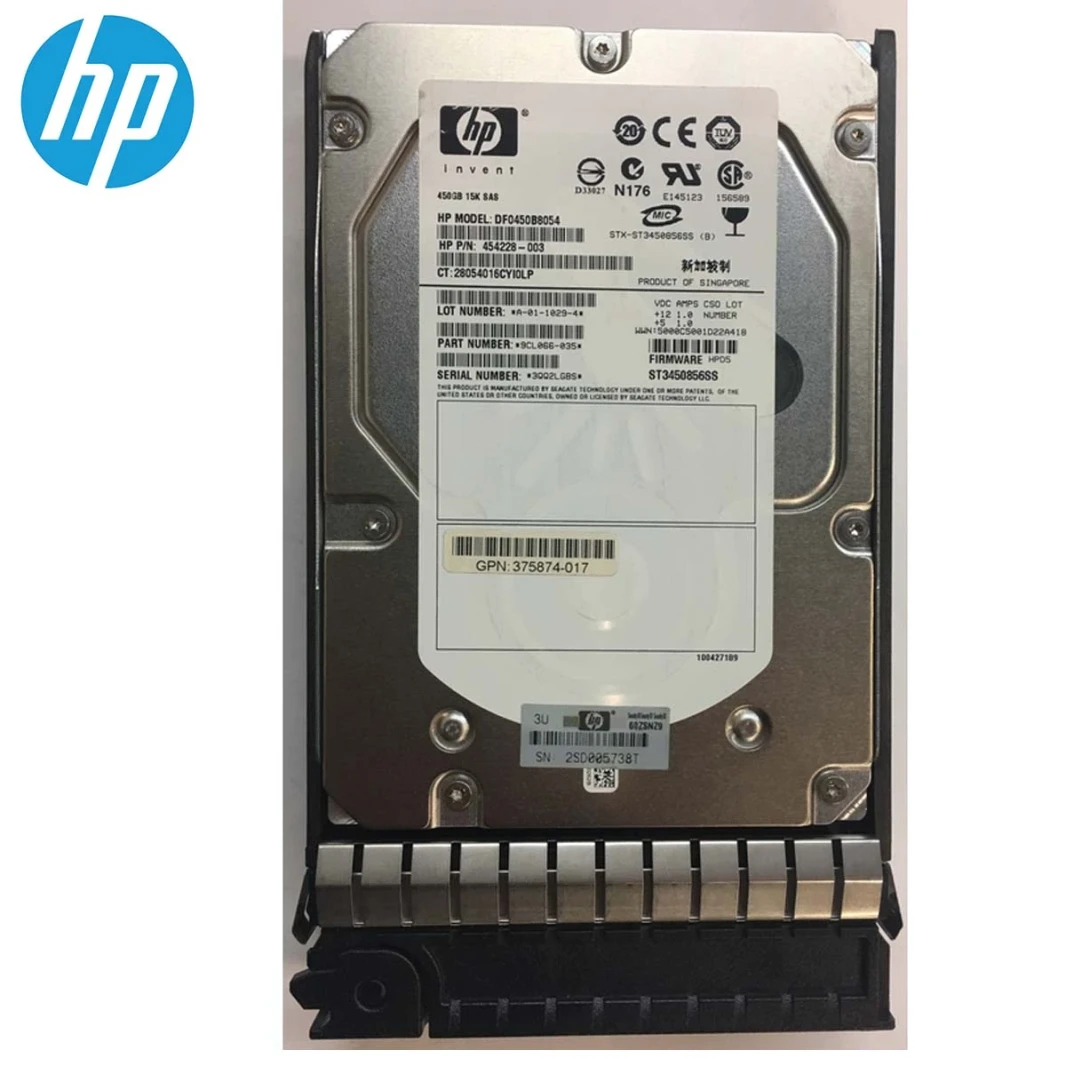 HP Hard Disk 450GB 3G SAS 15000RPM 3.5'