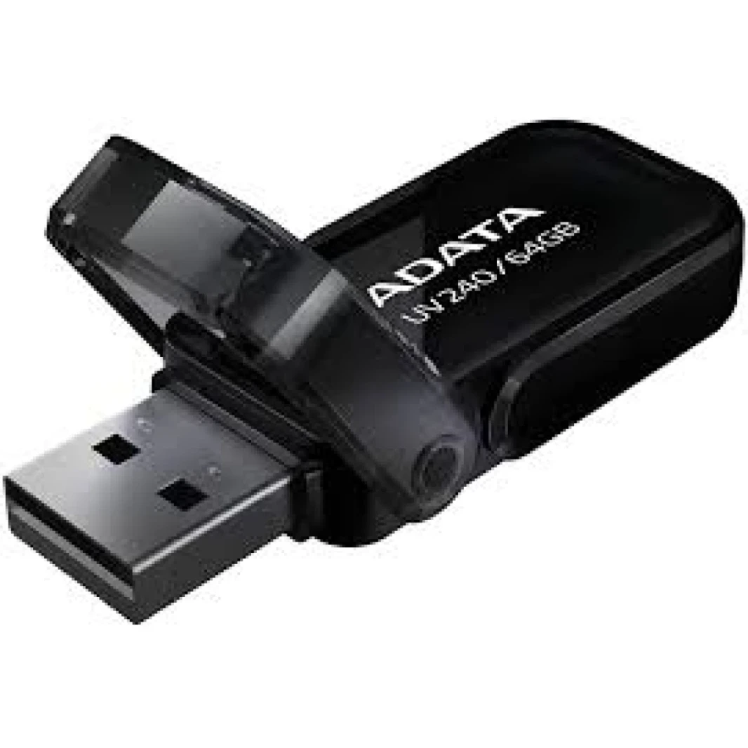 محرك أقراص فلاش USB UV240 بسعة 64 جيجابايت باللون الأسود للبيع بالتجزئة