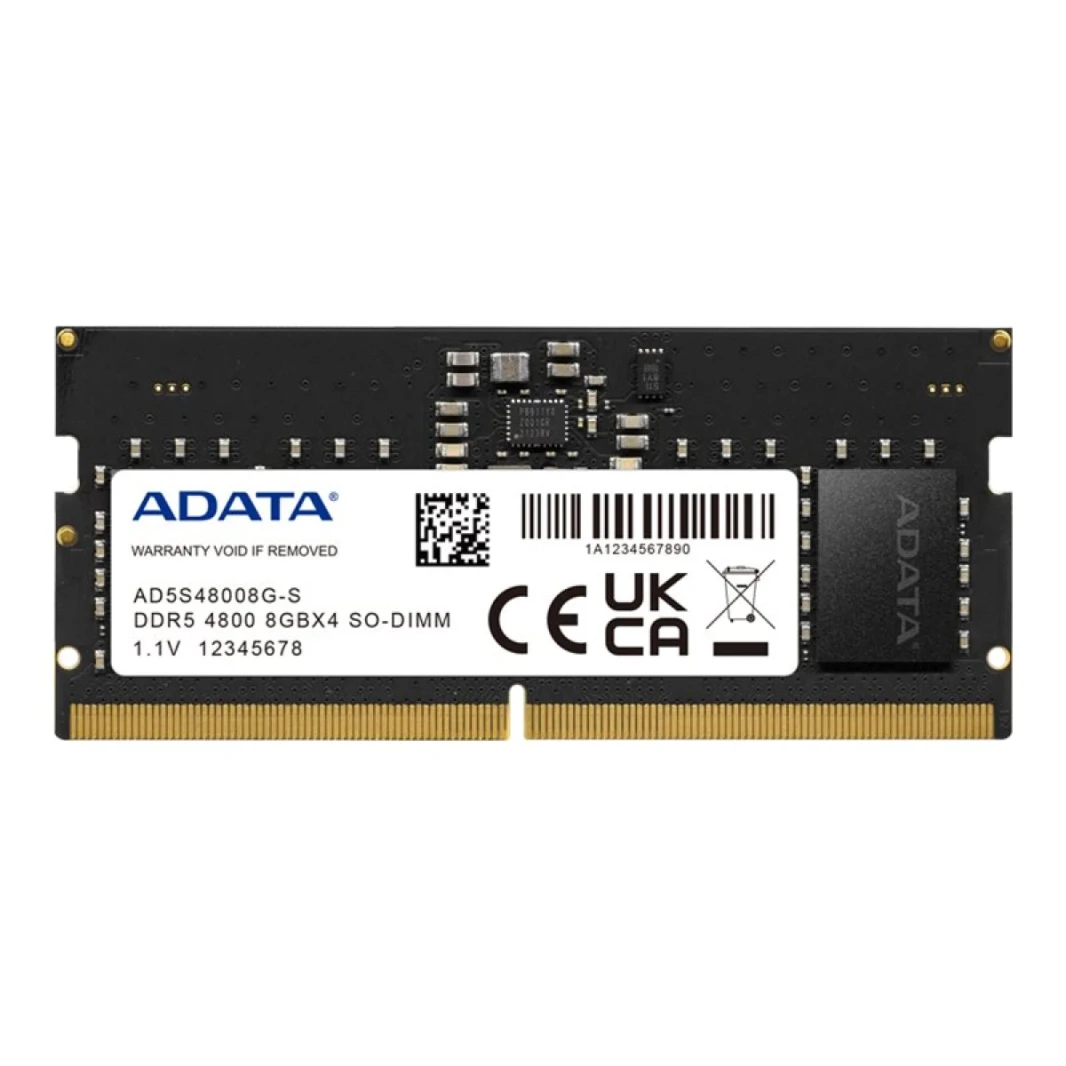 ذاكرة ADATA DDR5 S-DIMM (NB) سعة 8 جيجابايت 4800