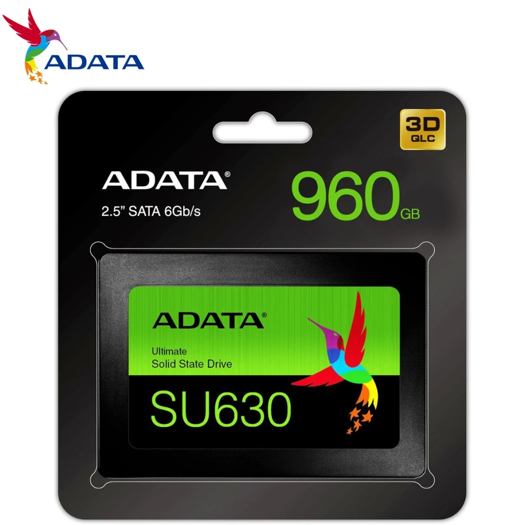 ADATA SU630 960GB 3D QLC SSD – سعة تخزين عالية دون إهدار المال