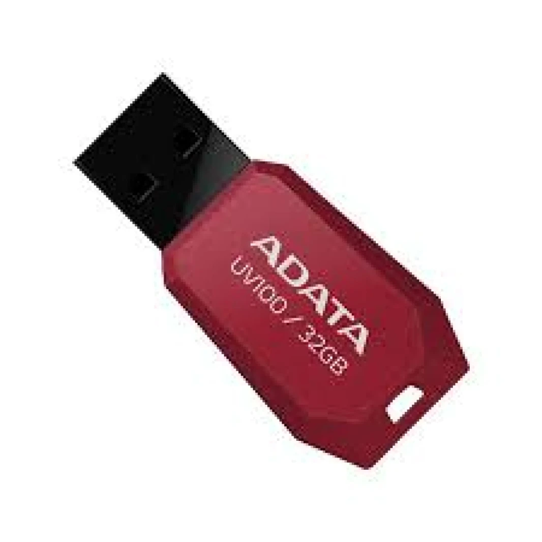 محرك أقراص فلاش USB UV100 باللونين الأحمر والأسود بسعة 32 جيجابايت للبيع بالتجزئة