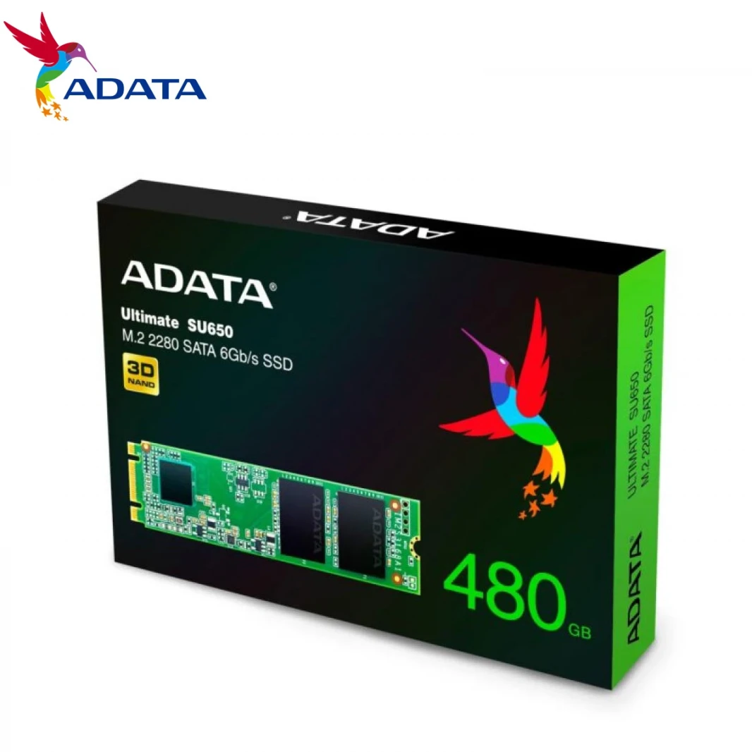 صندوق ADATA SU650NS38 الملون سعة 480 جيجابايت M2