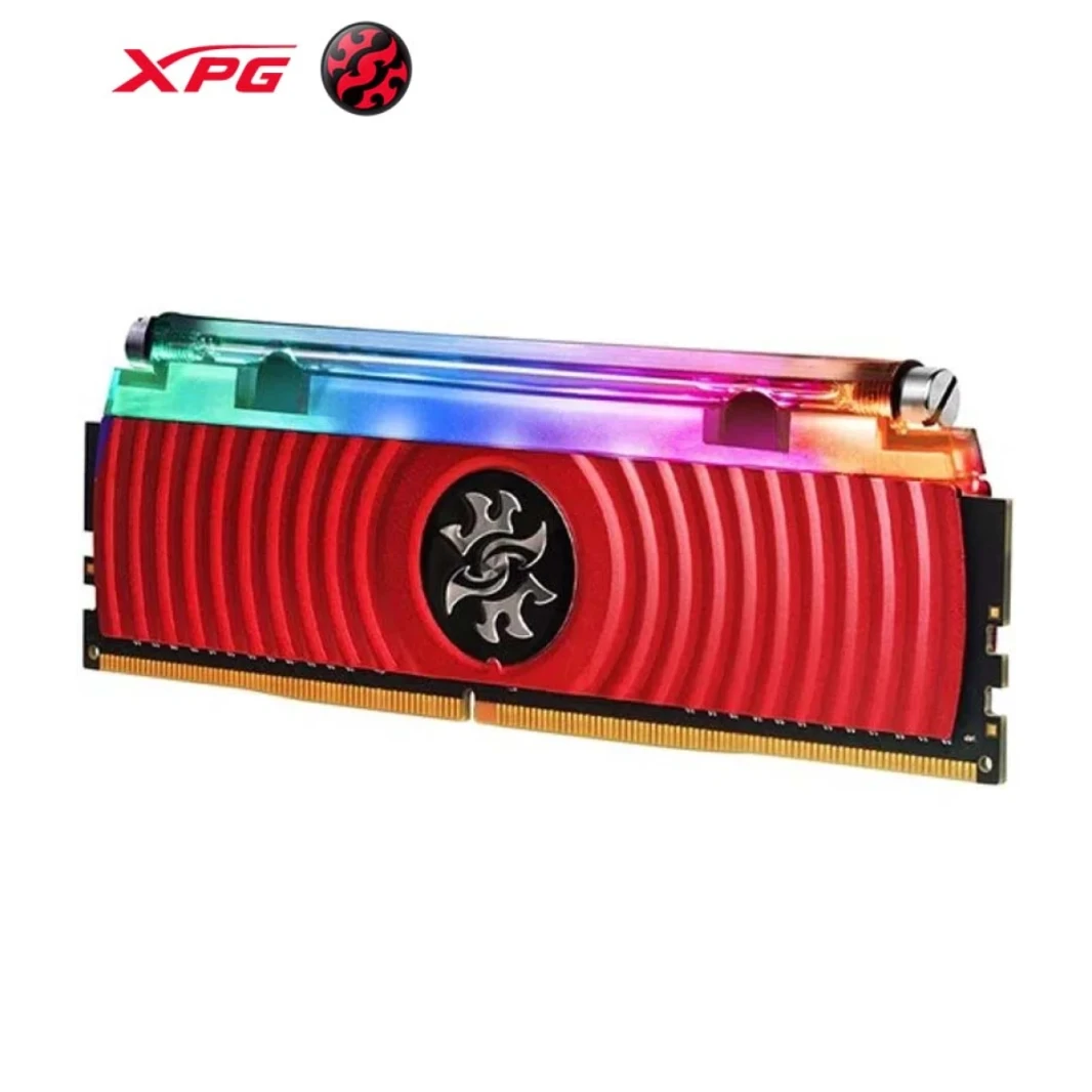 وحدة ذاكرة XPG SPECTRIX D80 RGB RED DDR4، 3200MHz، 16GB، غير ECC، CL16، XMP