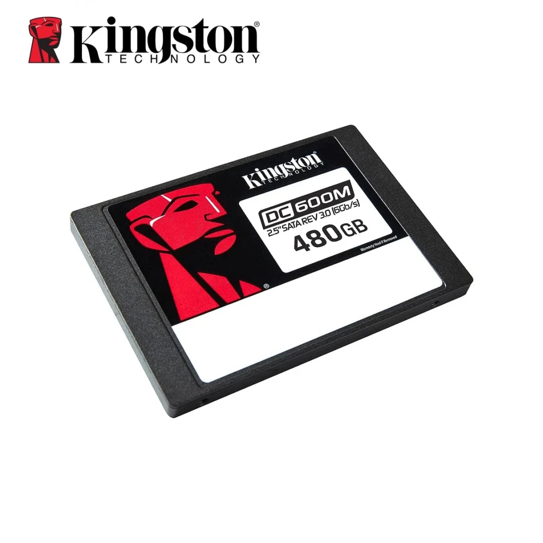 محركات أقراص الحالة الصلبة Kingston Data Centre DC600M بسعة 480 جيجابايت للمؤسسات