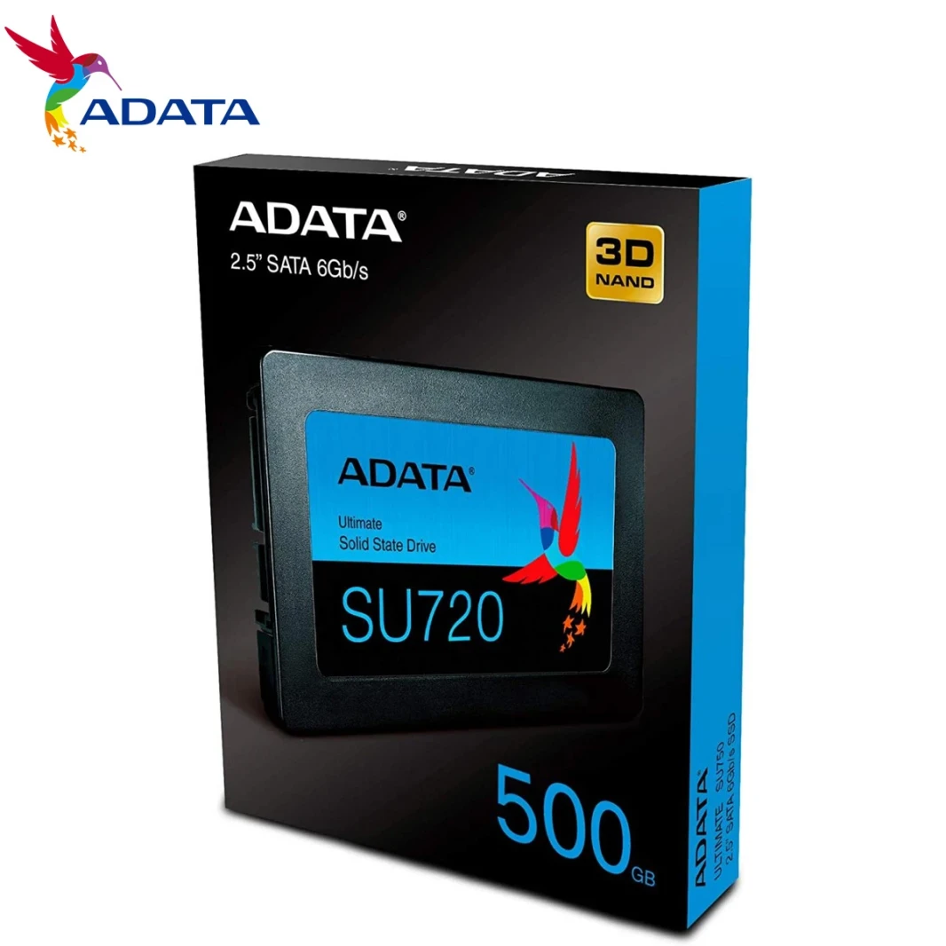 ADATA SSD ASU720S 500 GB 3D NAND - High Capacity, Very Durable
