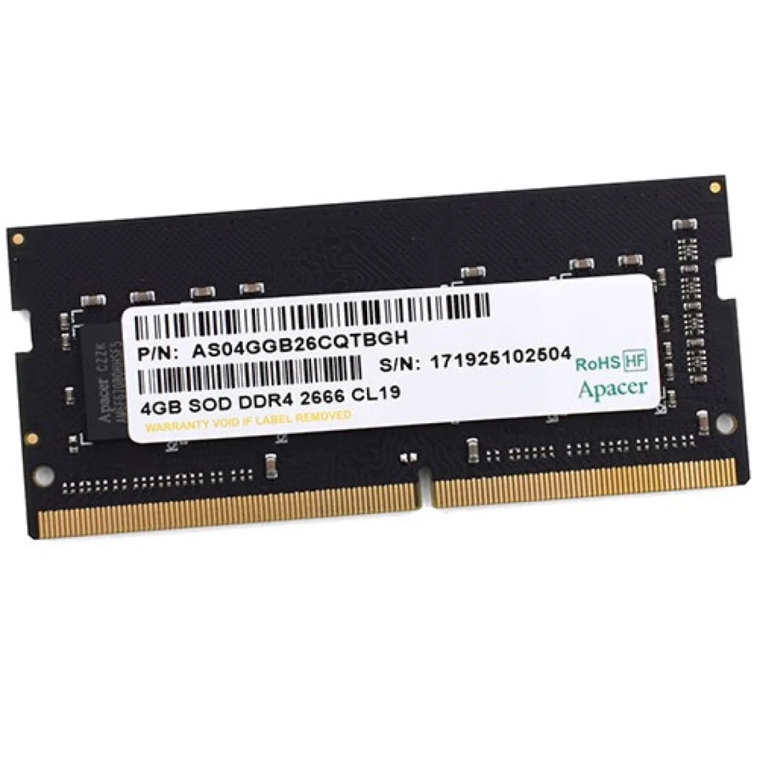 ذاكرة APACER DDR4 2666 SODIM سعة 4.0 جيجابايت
