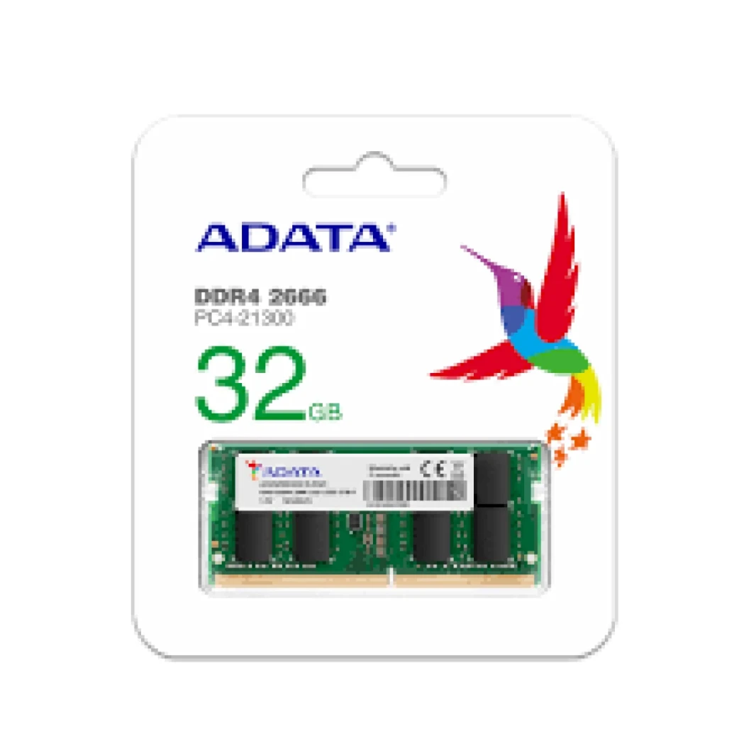 ذاكرة ADATA DDR4 SO-DIMM (NB) سعة 32 جيجابايت 2666 (19)