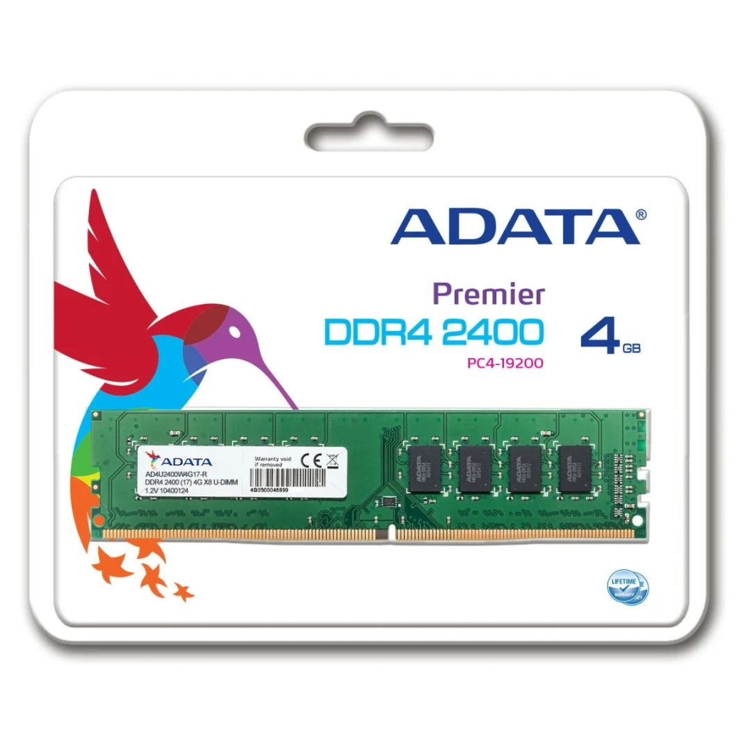 ذاكرة ADATA DDR4 U-DIMM سعة 4 جيجابايت 2400 (17)