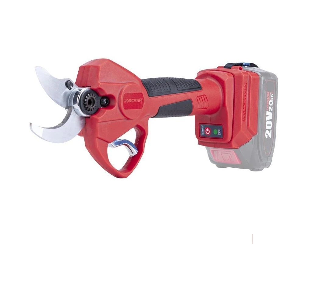 مقصات تشذيب بدون فرشاة لاسلكية 20 فولت من WORCRAFT CSC-S20LIB