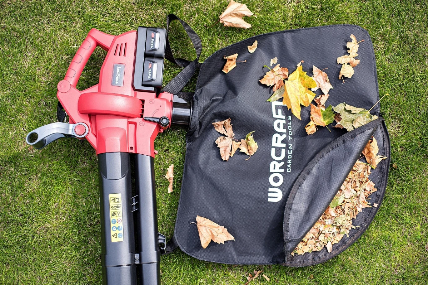 WORCRAFT CORDLESS LEAF BLOWER / VACUUM CLBV-S40Li