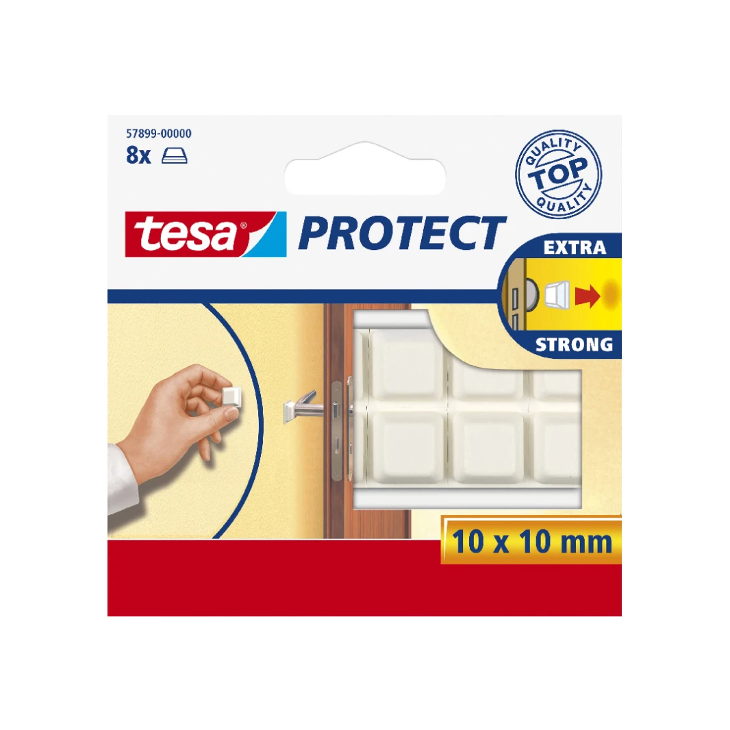 واقيات حماية TESA PROTECT - 10 مم × 10 مم - أبيض