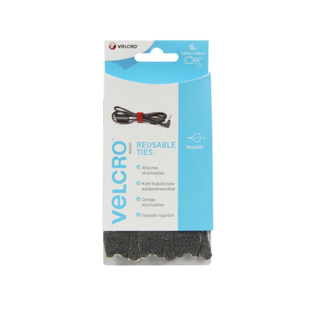 VELCRO 12MM*20CM ONE-WARP REUSABLE TIES