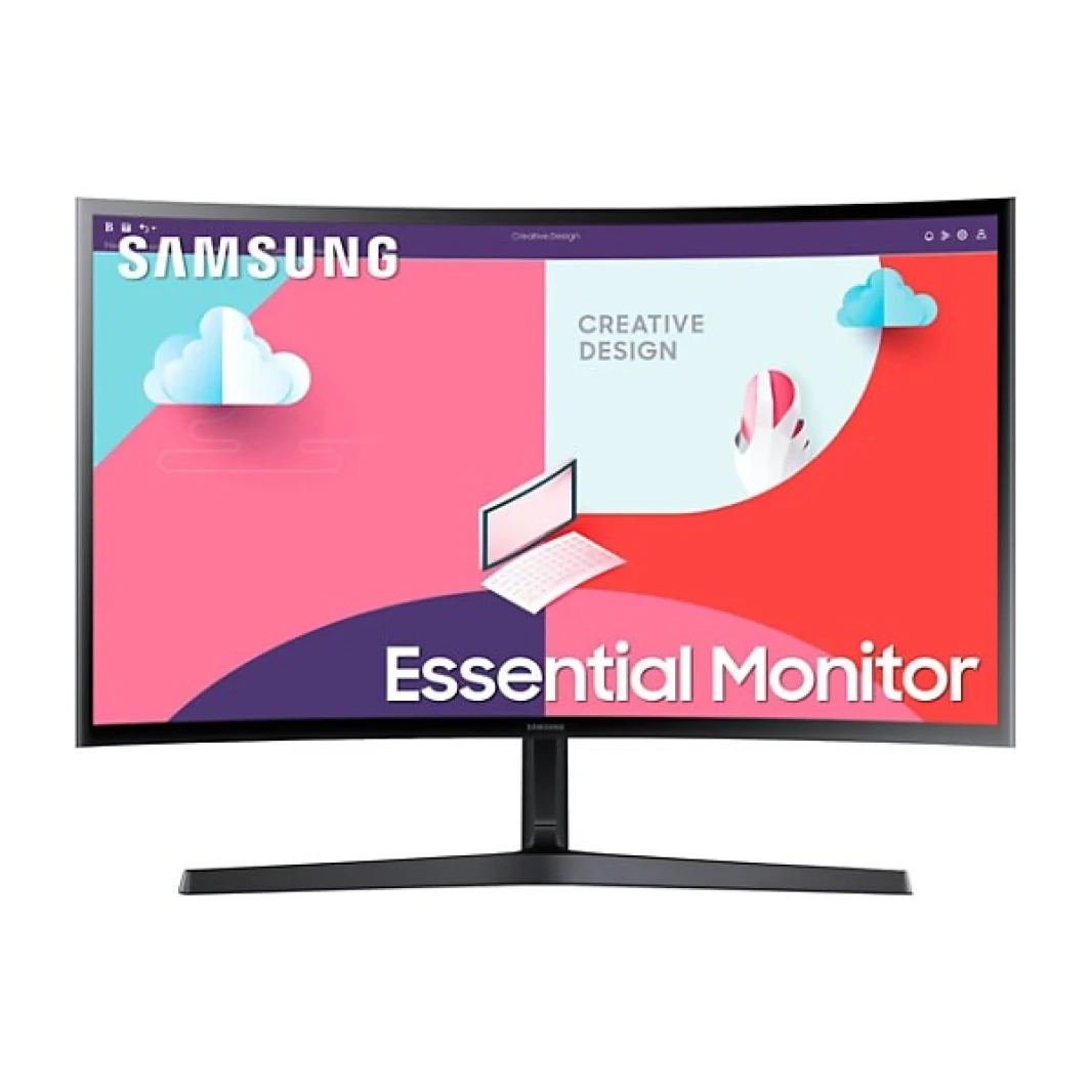 شاشة سامسونج المنحنية LED S24C360EAM مقاس 24 بوصة VGA / HDMI