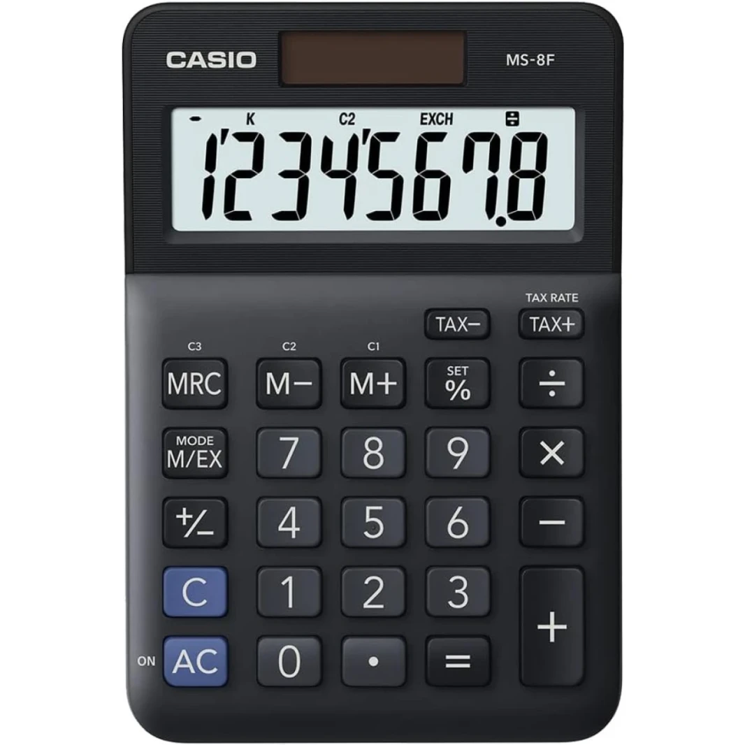 آلات حاسبة عملية من كاسيو MS-8F
