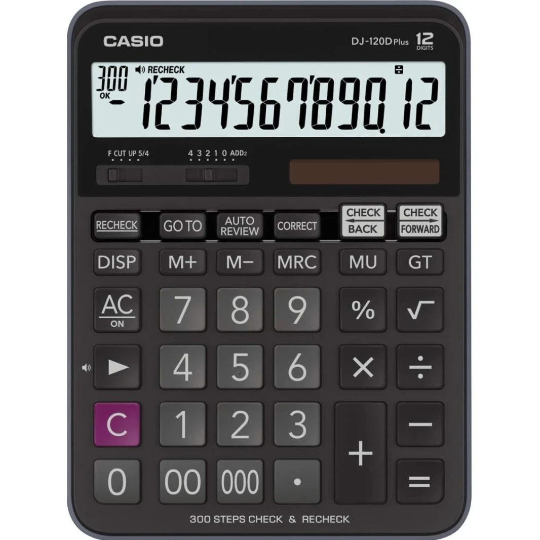 آلة حاسبة كاسيو DJ-120D Plus