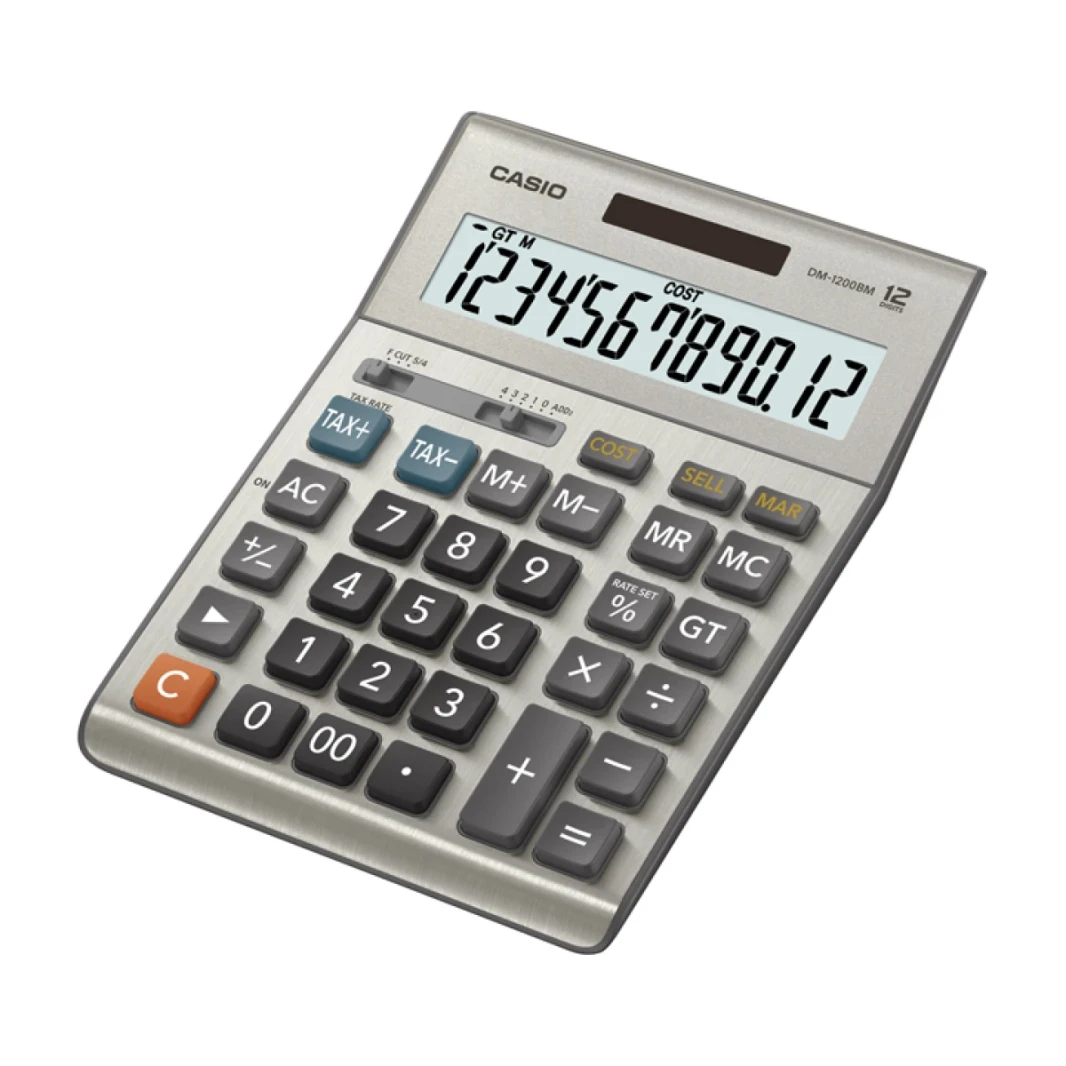 Casio Business Desktop Calculator DM-1200BM