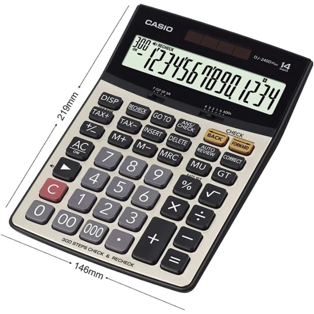 Casio Calculator DJ-240D Plus