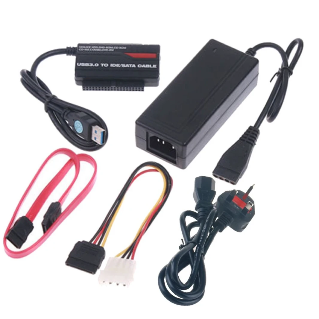 كابل USB3.0/2.0 إلى IDE/SATA مع الطاقة